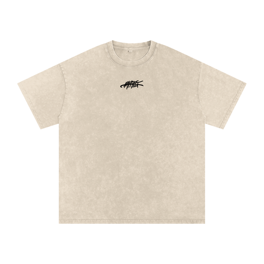 faded + black on beige